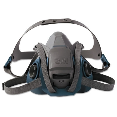 3M 7000128239 Rugged Comfort Quic-Latch Half-Facepiece Reusable Respirator, Medium