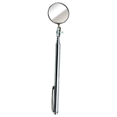 Ullman E2T Pocket Telescoping Inspection Mirrors, 1 1/4 in Dia., 4 1/2 in-18 1/2 in L