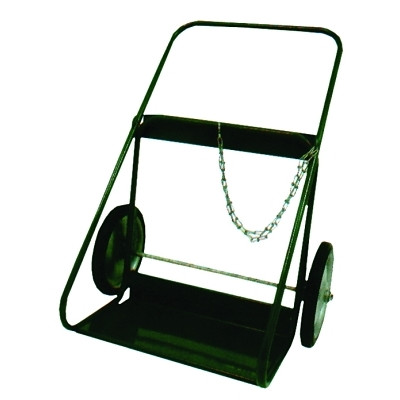 Saf-T-Cart 40114 400 Series Cart, Holds 9-1/2 in to 12-1/2 in Cylinders, 14 in Semi-Pneumatic Wheels