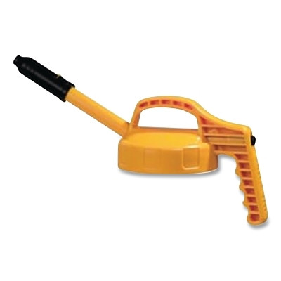 OilSafe 100309 Stretch Spout Lid, 0.5 in dia, Yellow, Engineering Plastic