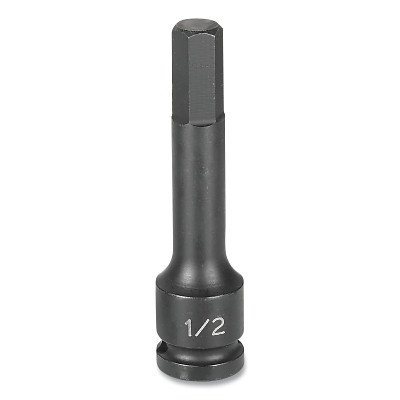Grey Pneumatic 29084M Impact Driver, 1/2 in Drive, 4 in L, Hex
