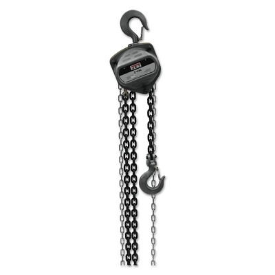Jet 101930 S90 Series Hand Chain Hoist, 2-ton, 10 ft Lifting H, 1 Fall, 17-1/2 in Head Room, 91-3/5 lb Pull Force