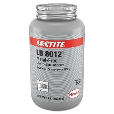 Loctite 226696 LB 8012 Metal-Free Low Friction Lubricant, 1 lb Brush Top Can