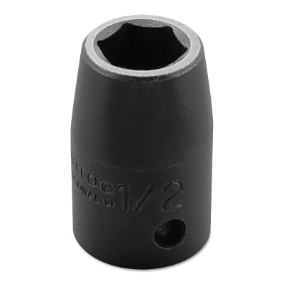 Proto J7416H Torqueplus Impact Sockets, 1/2 in Drive, 1/2 in Opening, 6 Points