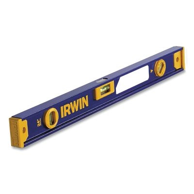Irwin 1801091 1050 Series Magnetic I-Beam Level, 24 in L, 3 Vials