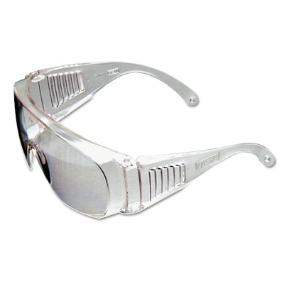 MSA 10027944 Plant Visitor Rx Overglasses, Clear Lens, Polycarbonate, Clear Frame