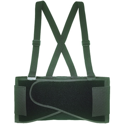 CLC Custom LeatherCraft 5000L Elastic Back Support Belt, Large, Black