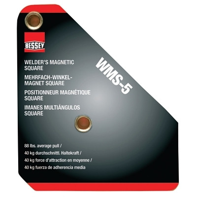 BESSEY WMS5 WMS Series Magnetic Squares, 112 lb