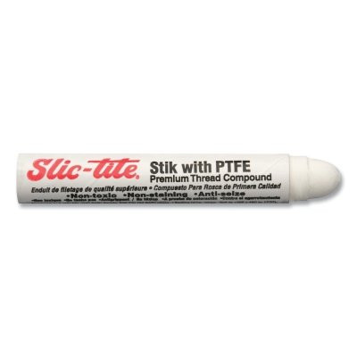 LA-CO 41600 Slic-Tite Stik Thread Sealant with PTFE, 1-1/4 oz, Stick, White
