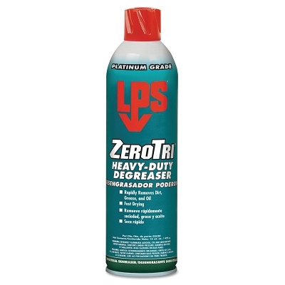 LPS 03520 ZeroTri Heavy-Duty Degreaser, 15 oz, Aerosol Can, Ether Scent