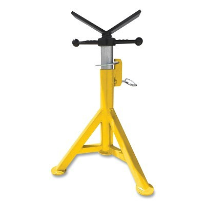 Sumner 4200 Pro Jack Heavy-Duty Jack, Lo, 2500 lb Capacity, Up to 24 in Pipe, 20 in to 37 in, Includes V-Head