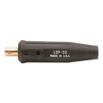 Lenco 05303 International Dinse Machine Plug, Single Oval Point Screw Connection, Male