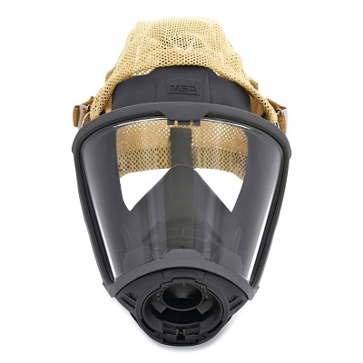 MSA 10156459 G1 Supplied Air Respirator Full Facepiece, Medium, Includes 4-point Kevlar Adj Harness/Voice Amplification Box