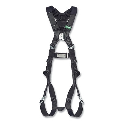 MSA 10252222 V-FORM Arc Flash Harness, Back Loop, Super Extra Large, Quick-Connect Leg Straps