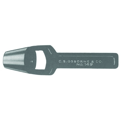 C.S. Osborne 14914 Arch Punches, 1/4 in tip, Carbon Steel