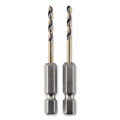 DeWalt DWA5006 Black and Gold Impact Ready Drill Bit, 3/32 in dia, 135 Split Point Tip, 2-3/8 in OAL