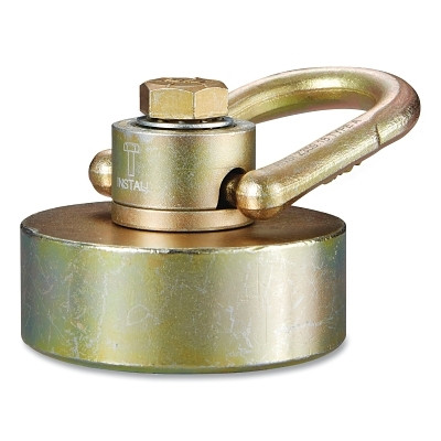 MSA 10242707 Anchorage Connector Component, Steel Swivel Anchor and Puck Assembly