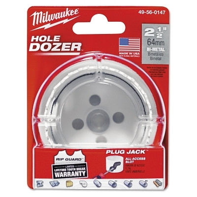 Milwaukee Tool 49560052 HOLE DOZER Bi-Metal Hole Saw, 1-1/8 in dia, 2.63 in Cutting Depth