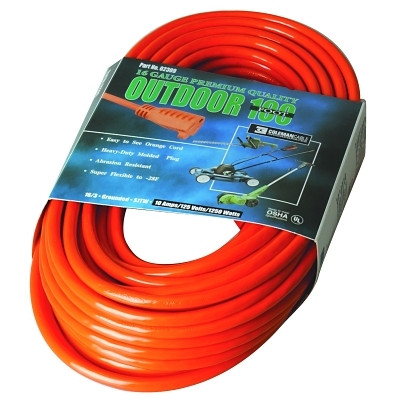 Southwire 023098803 Vinyl Extension Cord, 100 ft, 1 Outlet