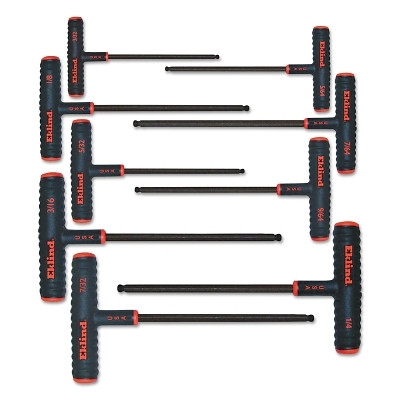 Eklind Tool 60809 Power-T Ball-Hex Key Set, 9-Pc, Inch, 9 in Handle