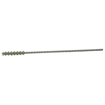 Weiler 26908 Nylox Micro-Abrasive Tube Brush, 1 in Brush L, Twisted Single Spiral, .190 in Nylon Fill