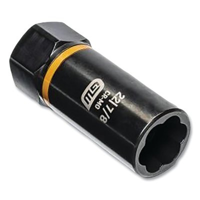 GEARWRENCH 86076 Bolt Biter Impact Deep Extraction Socket, 1/2 in Drive, 7/8- in L, Chrome-Molybdenum