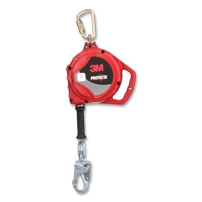 PROTECTA 3590036 PROTECTA Personal Self Retracting Lifeline, 33 ft L, 420 lb, Swivel Snap Hook, Single-Leg