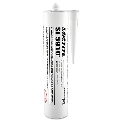 Loctite 231232 5910RTV Silicone Flange Sealant, 300 mL Cartridge, Black