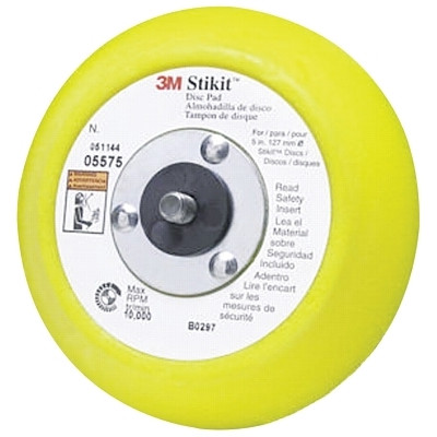 3M 7100033003 Stikit Disc Pad, 5 in dia, 5/16 in-24