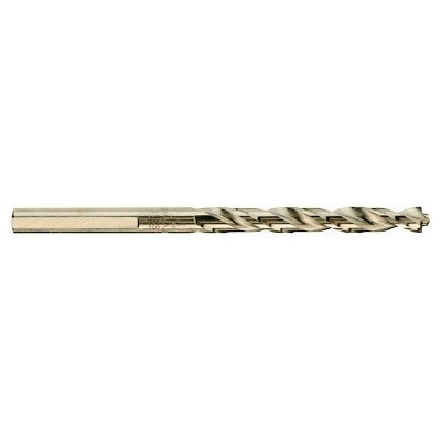 DeWalt DW1916 Gold Ferrous Pilot Point Drill Bit, 1/4 in dia, Split Point, 4 in L, 5 BIT/BOX