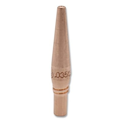 Bernard TT-A035CH AccuLock Contact Tip, 0.035 in Wire, Heavy-Duty, TT Series, Copper, Tapered