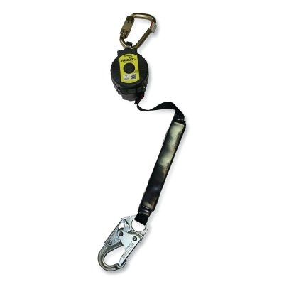 Miller by PIP MTL-OHW1-07/6FT Turbolite+ Fall Limiter, Vectran, 6 ft, Carabiner, Locking Snap Hook, 420 lb, 1 Leg