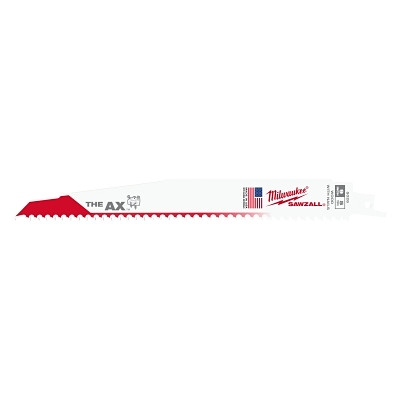 Milwaukee Tool 48005026 High Performance Bi-Metal Sawzall Blade, 9 in x 1 in, 5 TPI, 5 per Pouch