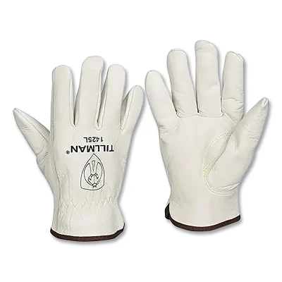 Tillman 1425XL 1425 Leather and Fleece Winter Gloves, X-Large, Fleece Lined, Pearl