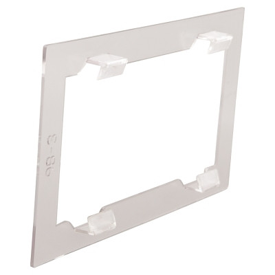 Jackson Safety 15974 Welding Helmet Large Window Mag Lens Holder, 2 in x 4-1/4 in, Polycarbonate