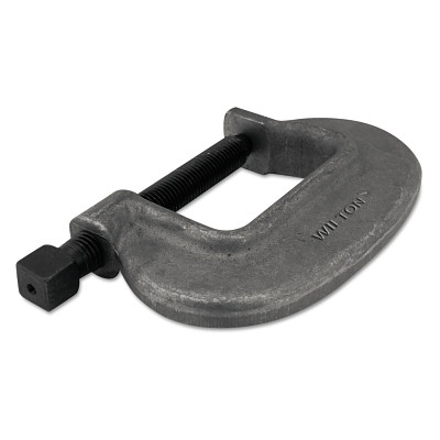 Wilton 14572 Brute-Force 0 Series C-Clamps, Square Head, 3 3/8 in Throat Depth