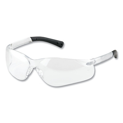 MCR Safety BK310 BearKat BK3 Series Safety Glasses, Clear Lens, Duramass Scratch-Resistant, Clear Frame