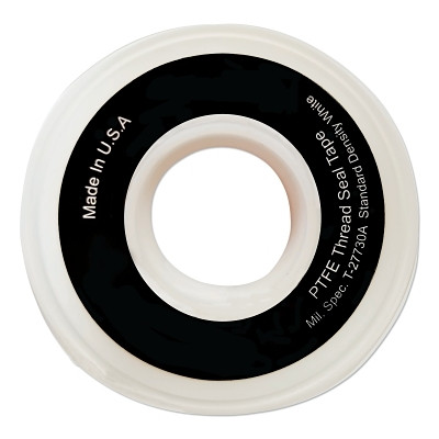 Anchor Brand TS1STD260WHC White PTFE Thread Sealant Tape, 1 in x 260 in L, Cert
