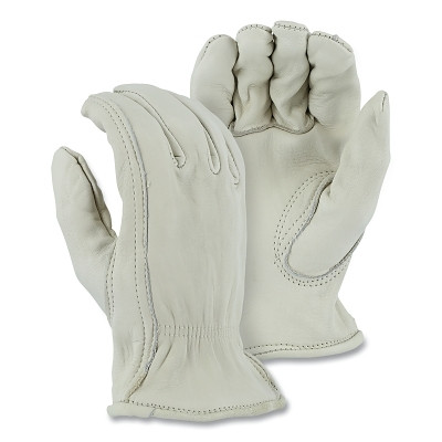 Majestic 1510/11S Cowhide Drivers Gloves, A Grade, 11/X-Large, Cowhide, Beige