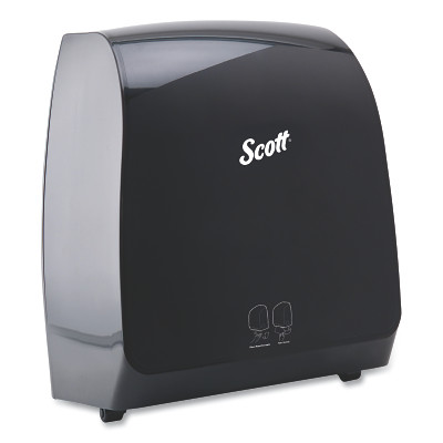 Scott 34348 Pro Automatic Hard Roll Towel Dispenser, Wall Mount, Plastic, Smoke