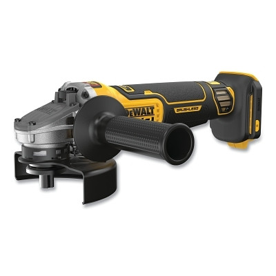 DeWalt DCG410B 20V MAX* XR Brushless Cordless Angle Grinder, 4.5 in to 5 in dia, 9000 RPM, Anti-Rotation System, Tool Only