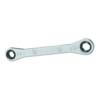 Proto J1193A Wrench, Ratcheting Box 1/2" x 9/16"
