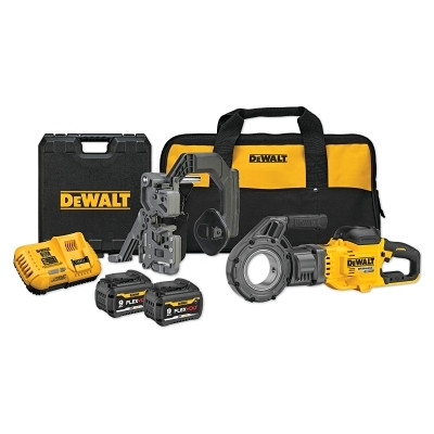 DeWalt DCE700X2 FLEXVOLT 60V MAX* Cordless Pipe Threader Kit, 1/2 in to 2 in