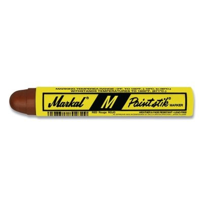 Markal 81922 Paintstik M and M-10 Marker, 11/16 in X 4.75 in L, Red, M