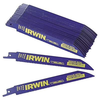 Irwin 372618BB Metal Cutting Reciprocating Blade with WeldTec, 6 in x 0.738 in, 18 TPI, 50/PK