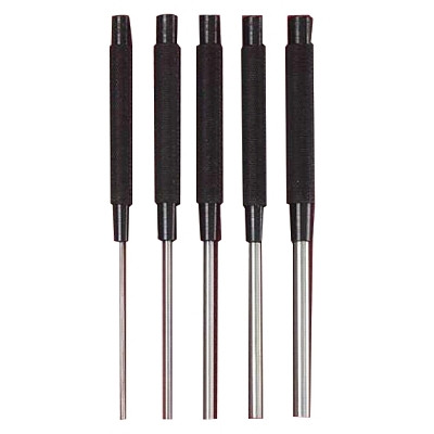L.S. Starrett 51181 Extra-Long Drive Pin Punches, 8 in, 1/8 in tip, Steel