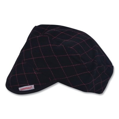 Comeaux Caps 3000BQE Style 3000 Black Quilted Shop Cap, One Size Fits Most