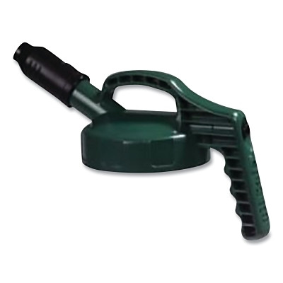 OilSafe 100503 Stumpy Spout Lid, 1 in dia, Dark Green, Engineering Plastic
