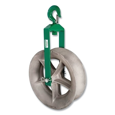 Greenlee 8018 Sheave Unit With Hook 18 Inch Cable Puller Accessory