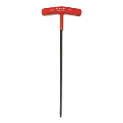 Bondhus 13160 Balldriver T-Handle Hex Keys, 4 mm, 8.7 in Long